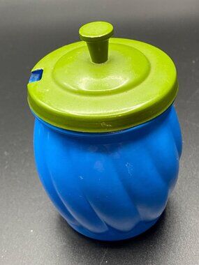 Blue and Green Jam Jar